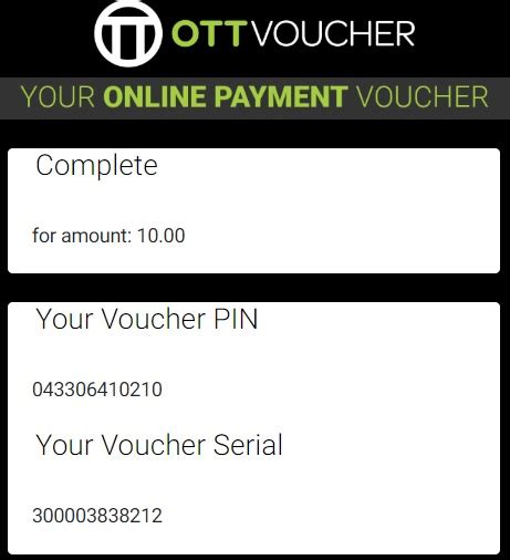 free ott voucher code.